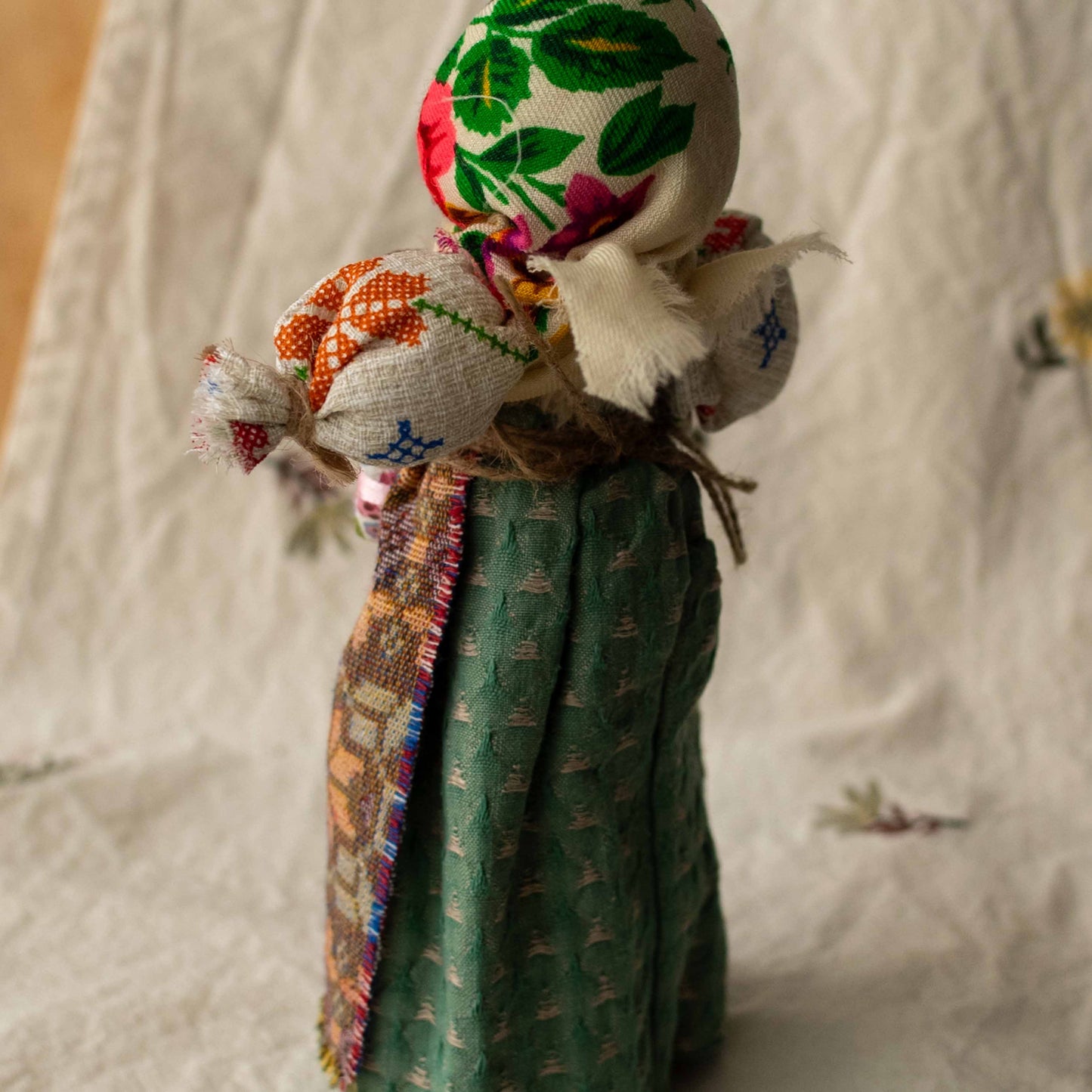 Ukrainian Authors Motanka "Mother & Children" Handmade Doll