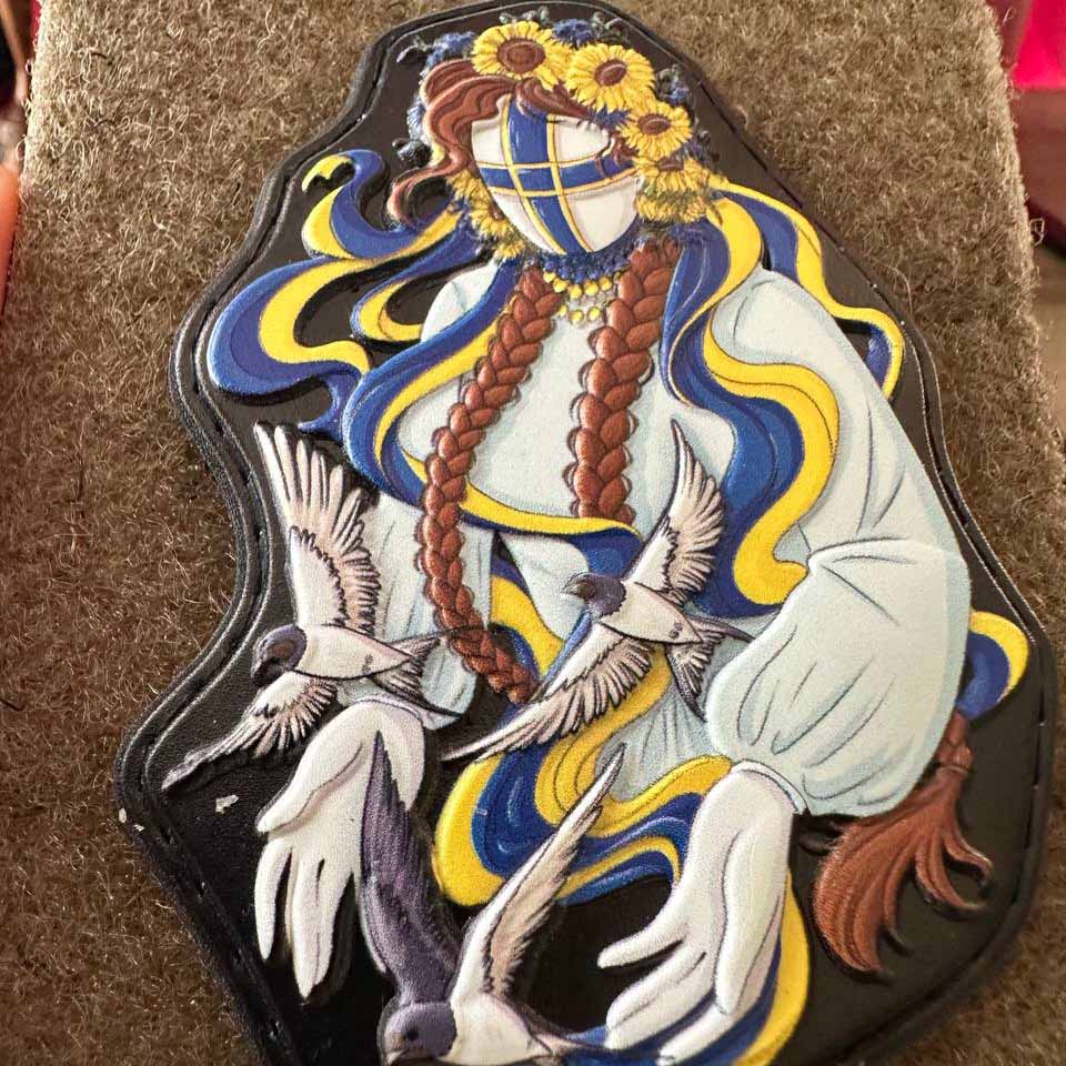ukrainian morale patches pvc