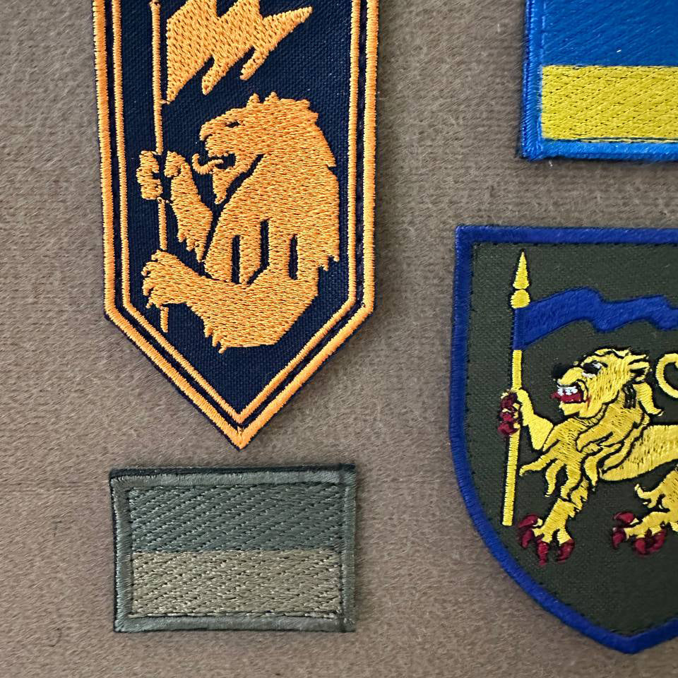 Ukrainian Patch 60th Separate Mechanized Ingulets Brigade Badge Hook
