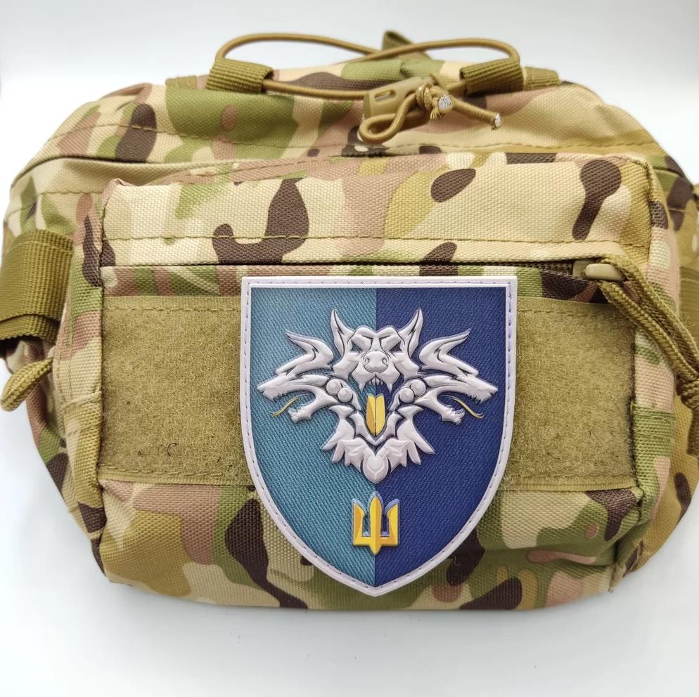 Patch (velcro) of the 38th Separate Brigade Marines of the Army of Ukraine PVC 3 D. 