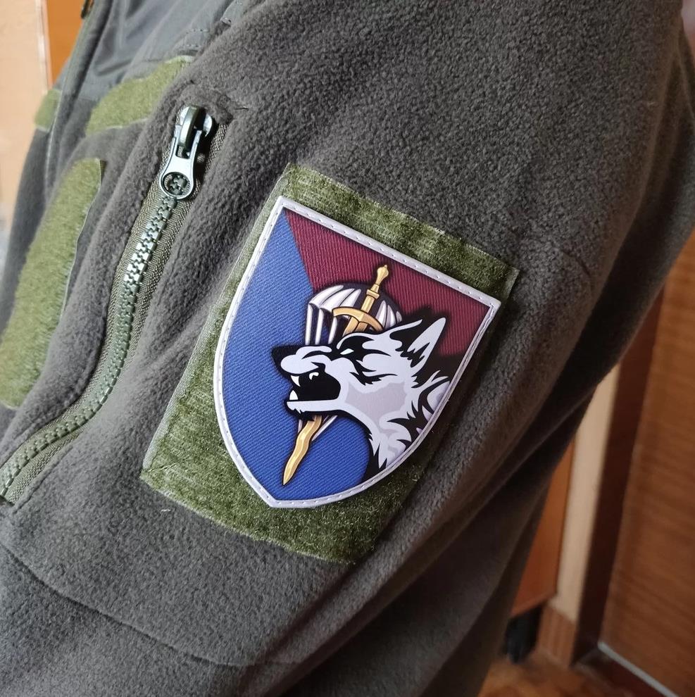 Patch (velcro) of the 2nd Parachute Battalion of the Army of Ukraine PVC