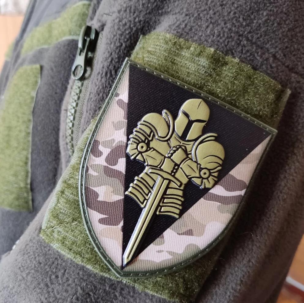 Patch (velcro) of the 17th Separate Tank Brigade of the Army of Ukraine PVC 3
