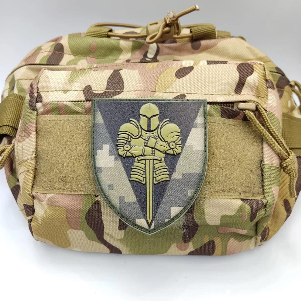 Patch (velcro) of the 17th Separate Tank Brigade of the Army of Ukraine PVC 3