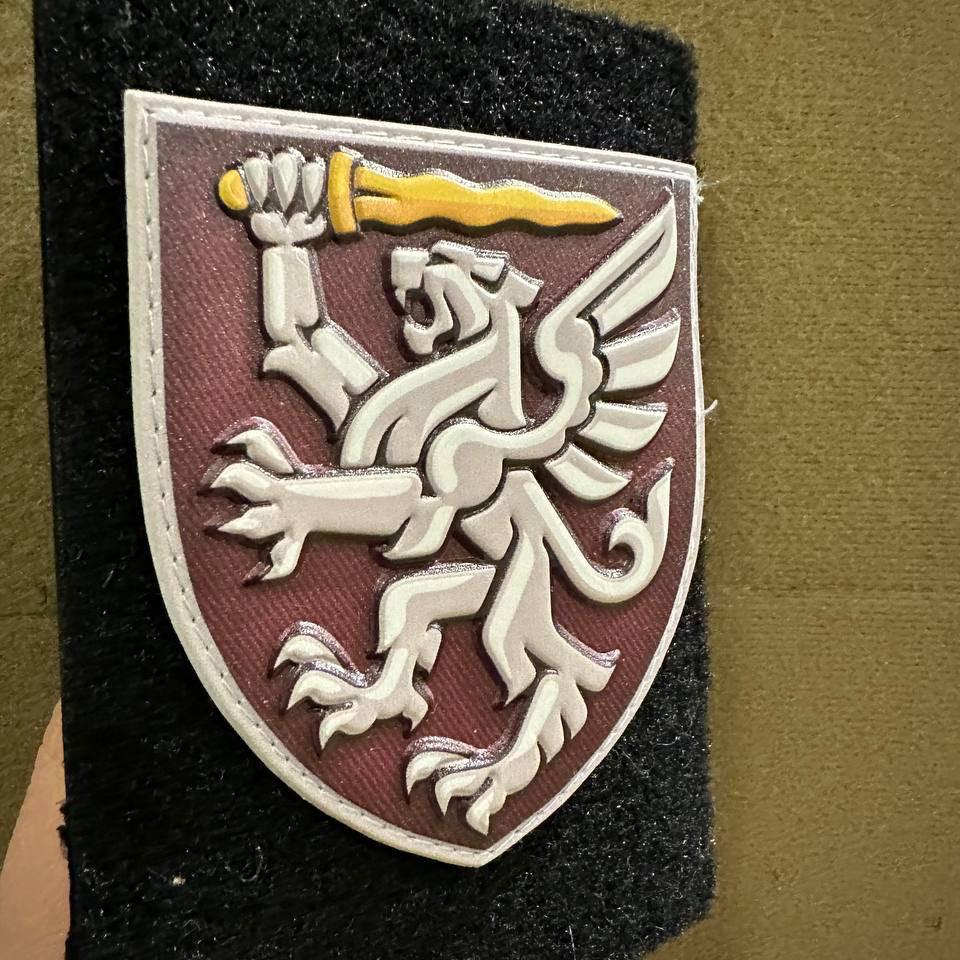 Ukrainian Morale Patch 80th Separate Airborne Assault Brigade Badge Hook PVC 3 D