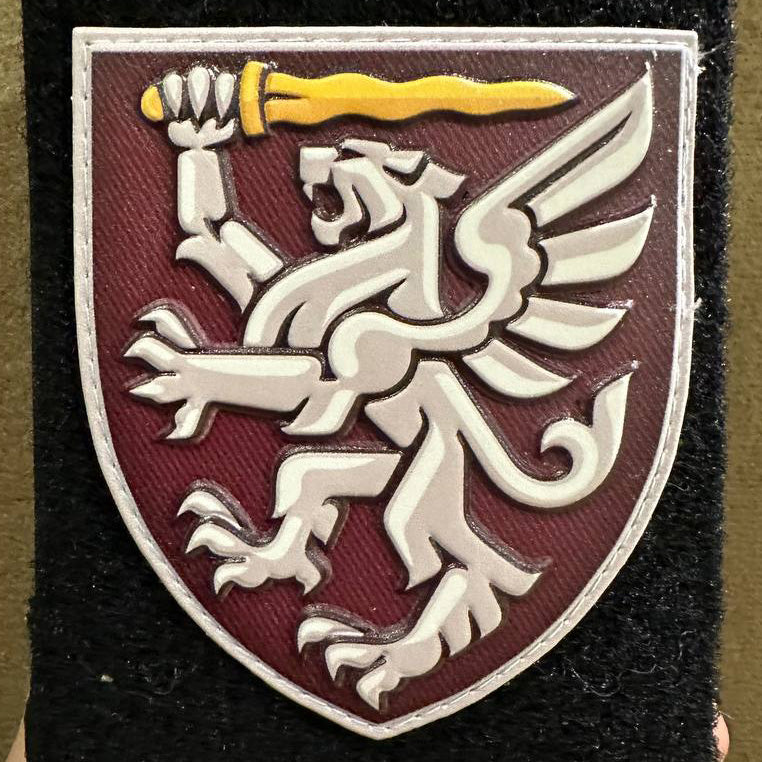 Ukrainian Morale Patch 80th Separate Airborne Assault Brigade Badge Hook PVC 3 D