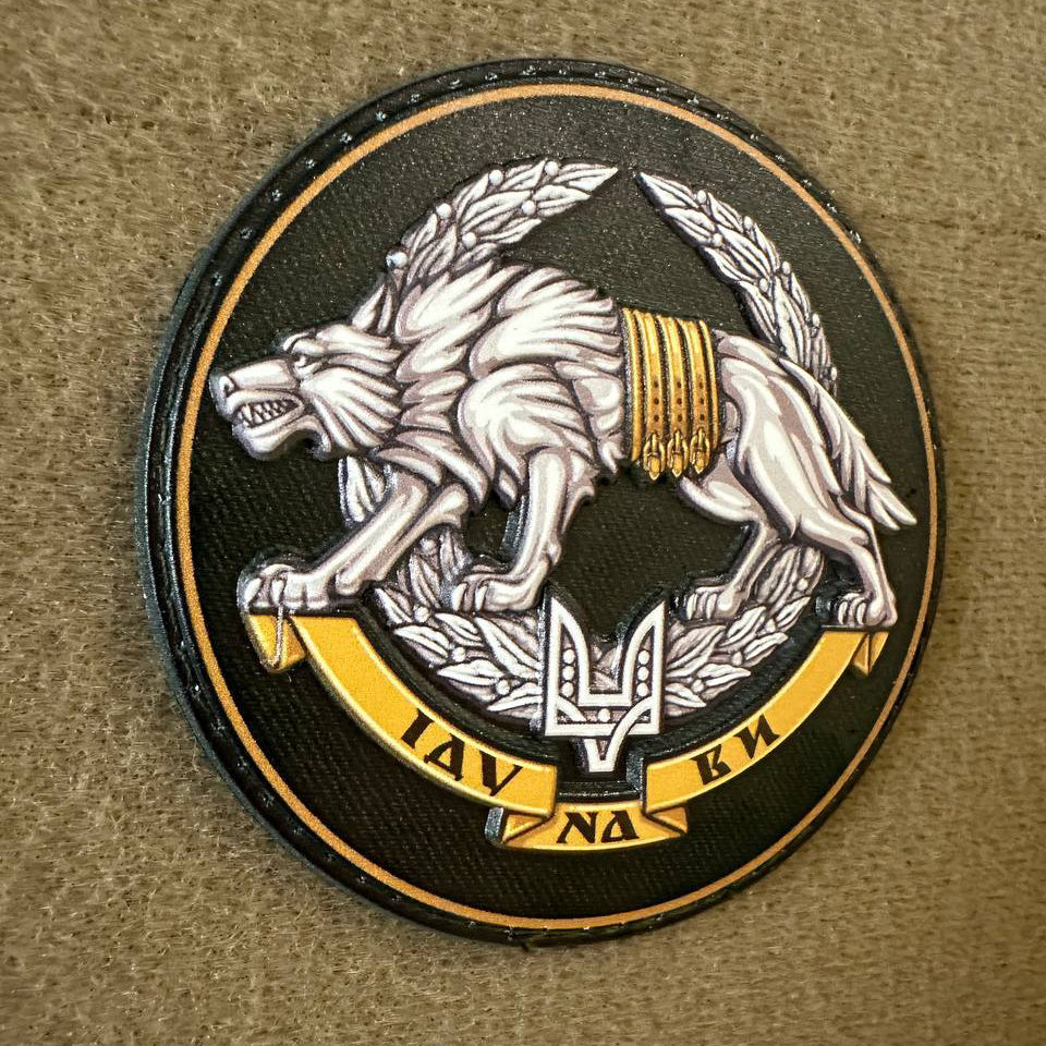 Ukrainian Army Patch Vovkulaka Insignia of the SSO Ukraine Badge Hook PVC 3 D