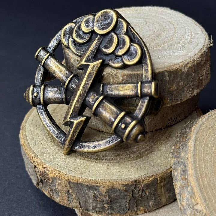 Ukrainian Army Metallic Beret Badge