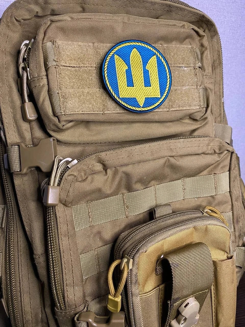 Ukrainischer Morale Patch Marines of Ukraine Tactical Badge Klett PVC 3 D