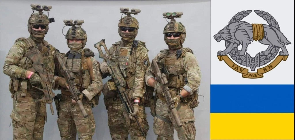 Ukrainianische Armee Moral Patch Kommando der Spezialeinheiten Abzeichen Klettaufnäher