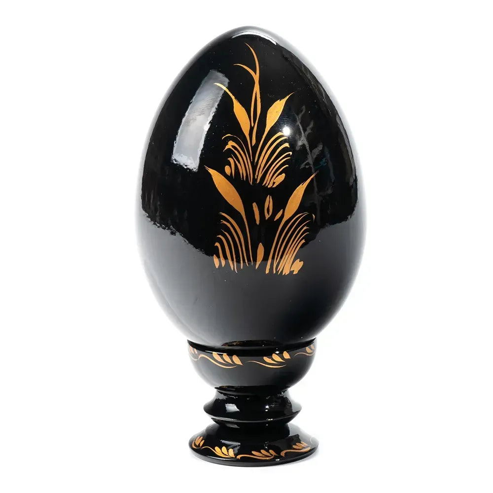 Petrykivka Wooden Easter Egg