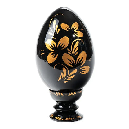 Petrykivka Wooden Easter Egg 