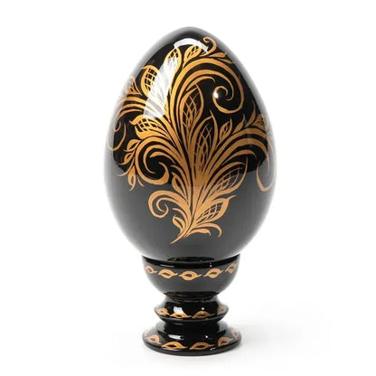 Petrykivka Wooden Easter Egg