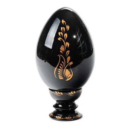 Petrykivka Wooden Easter Egg 