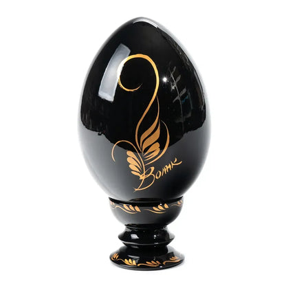 Petrykivka Wooden Easter Egg