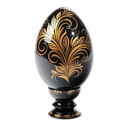 Petrykivka Wooden Easter Egg
