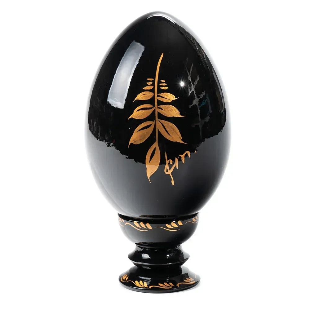 Petrykivka Wooden Easter Egg