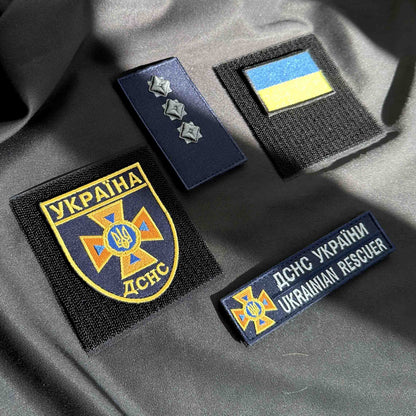 Ukrainischer Moral-Patch Staatlicher Dienst der Ukraine für Notfallsituationen DCNS * 4 Stück