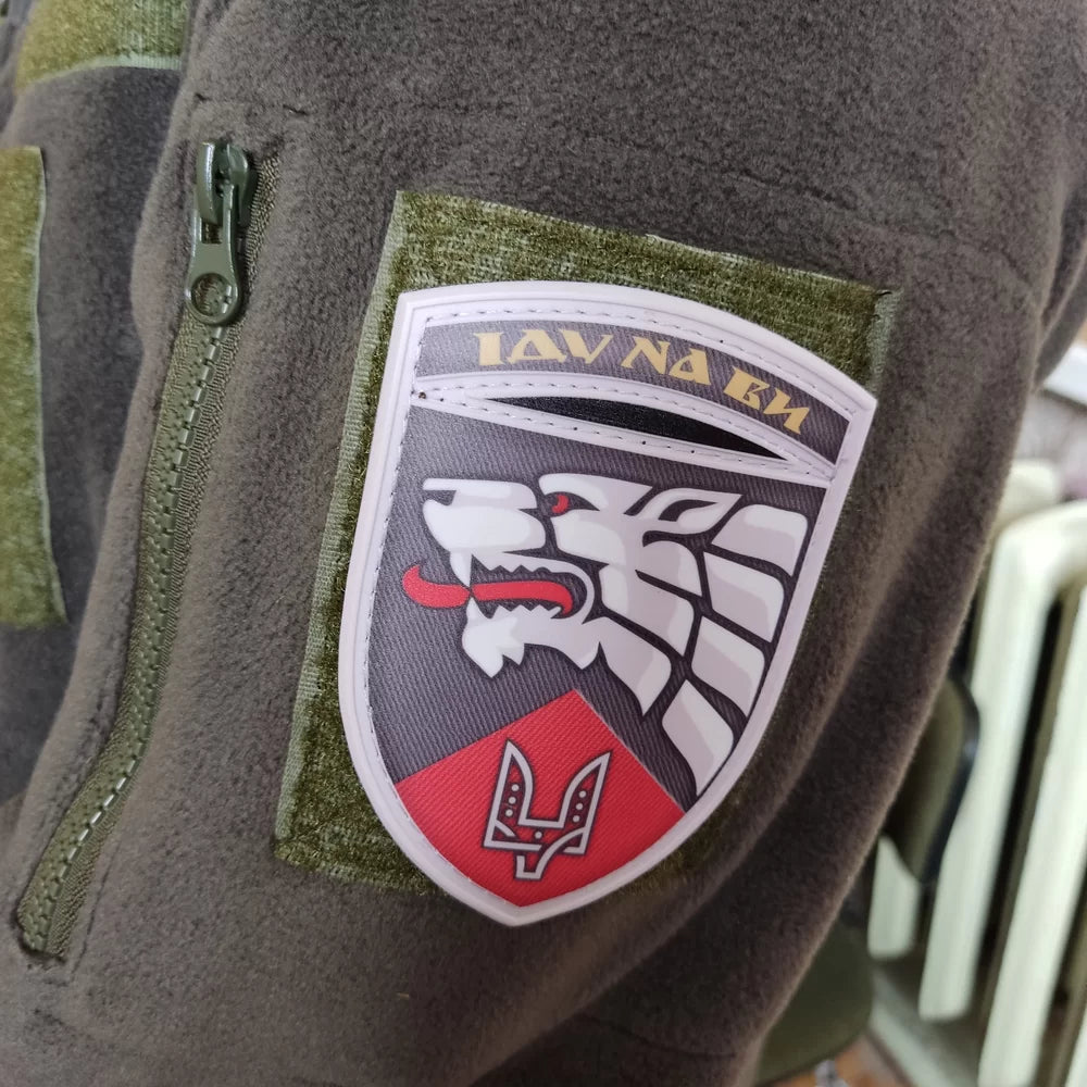 Ukrainischer Moral-Patch, 3. separates Spezialkräfte-Regiment, Abzeichen, Klettverschluss, PVC