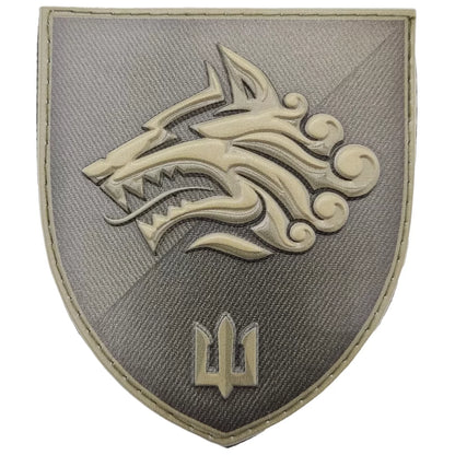 Ukrainian Morale Patch 1st Separate Marine Battalion Badge Hook PVC 3 D