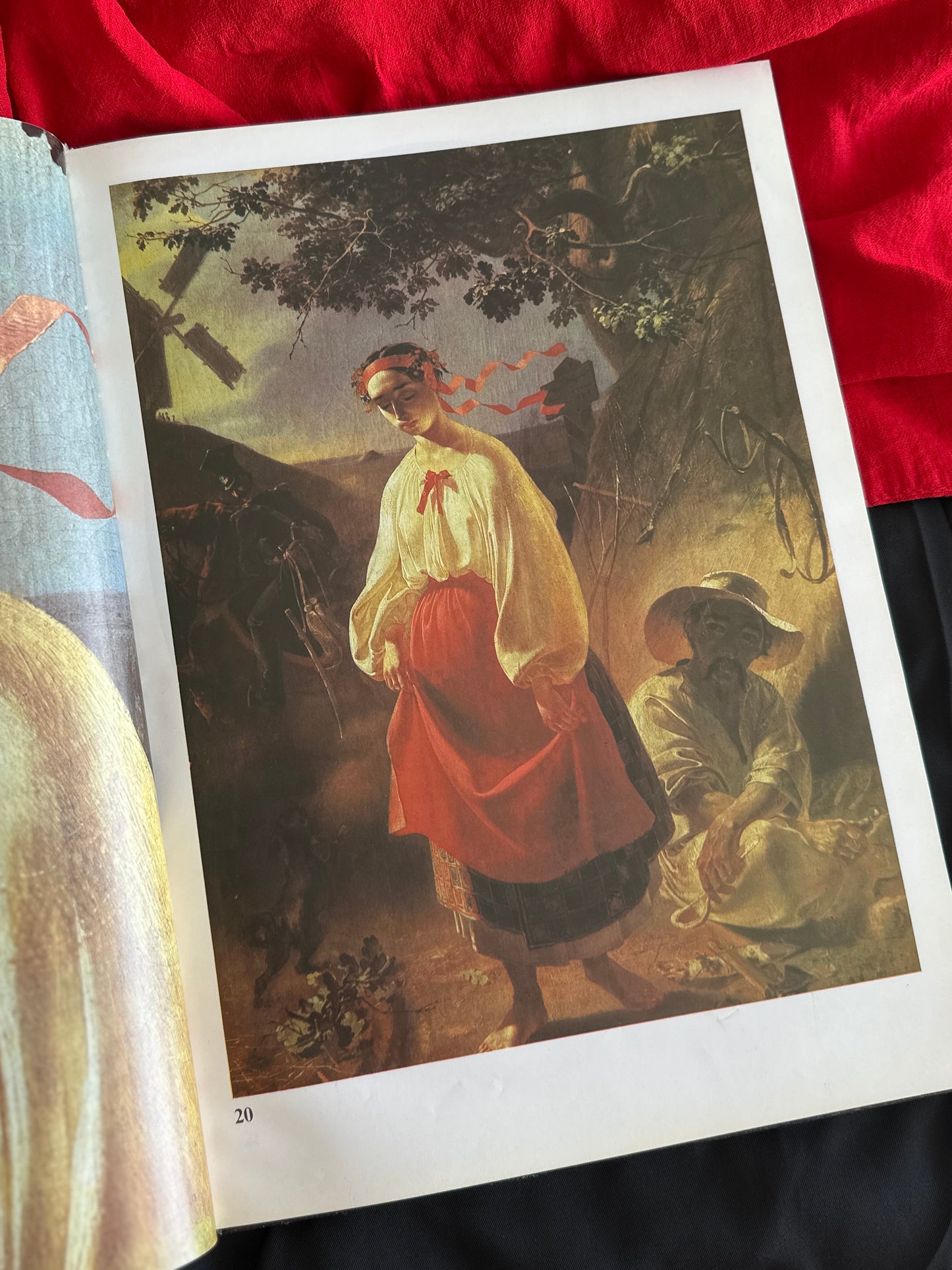 Ukrainian Painting Art Book Shevchenko Cossack Folk Heritage USSR Era Rare 1989