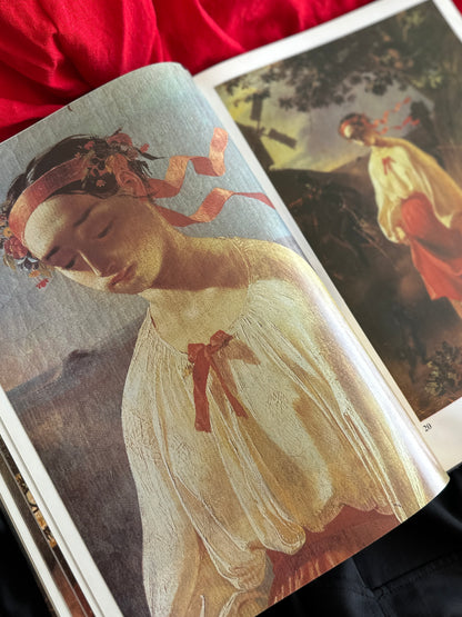 Ukrainian Painting Art Book Shevchenko Cossack Folk Heritage USSR Era Rare 1989