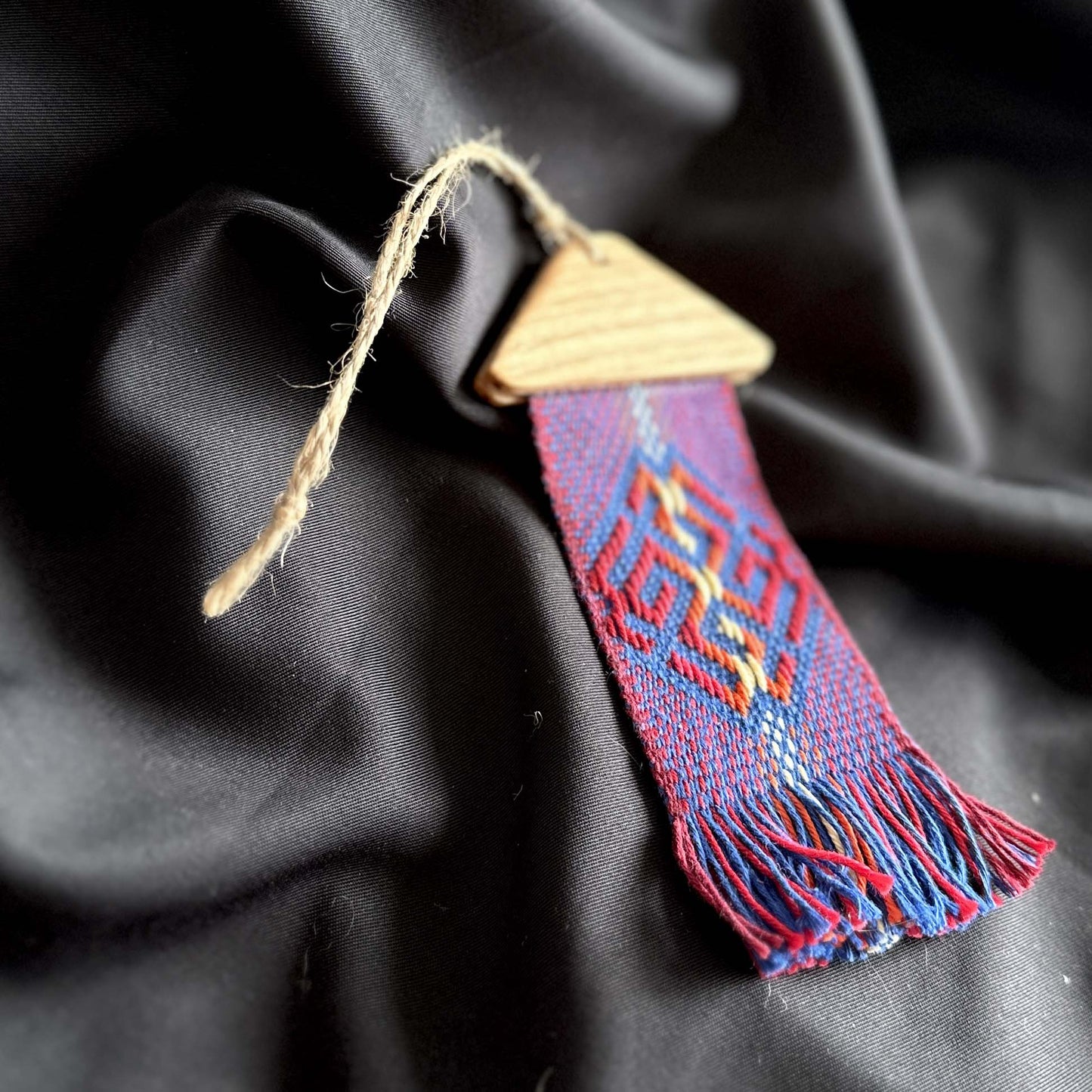Ukranian "Ancestral Guard" – Handwoven Slavic Ornament Hanging Talisman