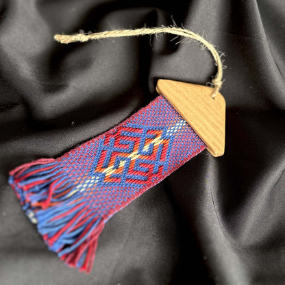 Ukranian "Ancestral Guard" – Handwoven Slavic Ornament Hanging Talisman