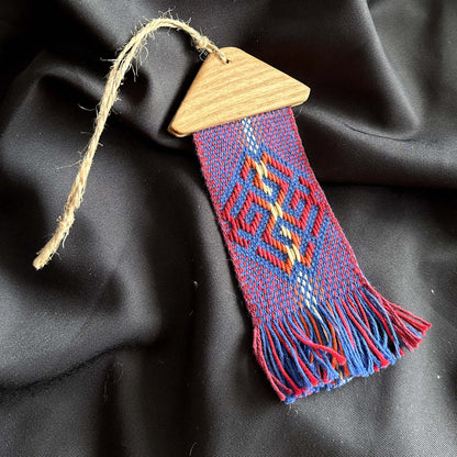 Ukranian "Ancestral Guard" – Handwoven Slavic Ornament Hanging Talisman