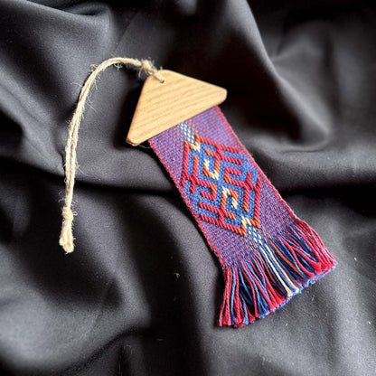 Ukranian "Ancestral Guard" – Handwoven Slavic Ornament Hanging Talisman