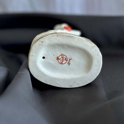 "Boy on Skis" – Authentic Vintage Kyiv Porcelain Figurine (KEKHZ) 1954