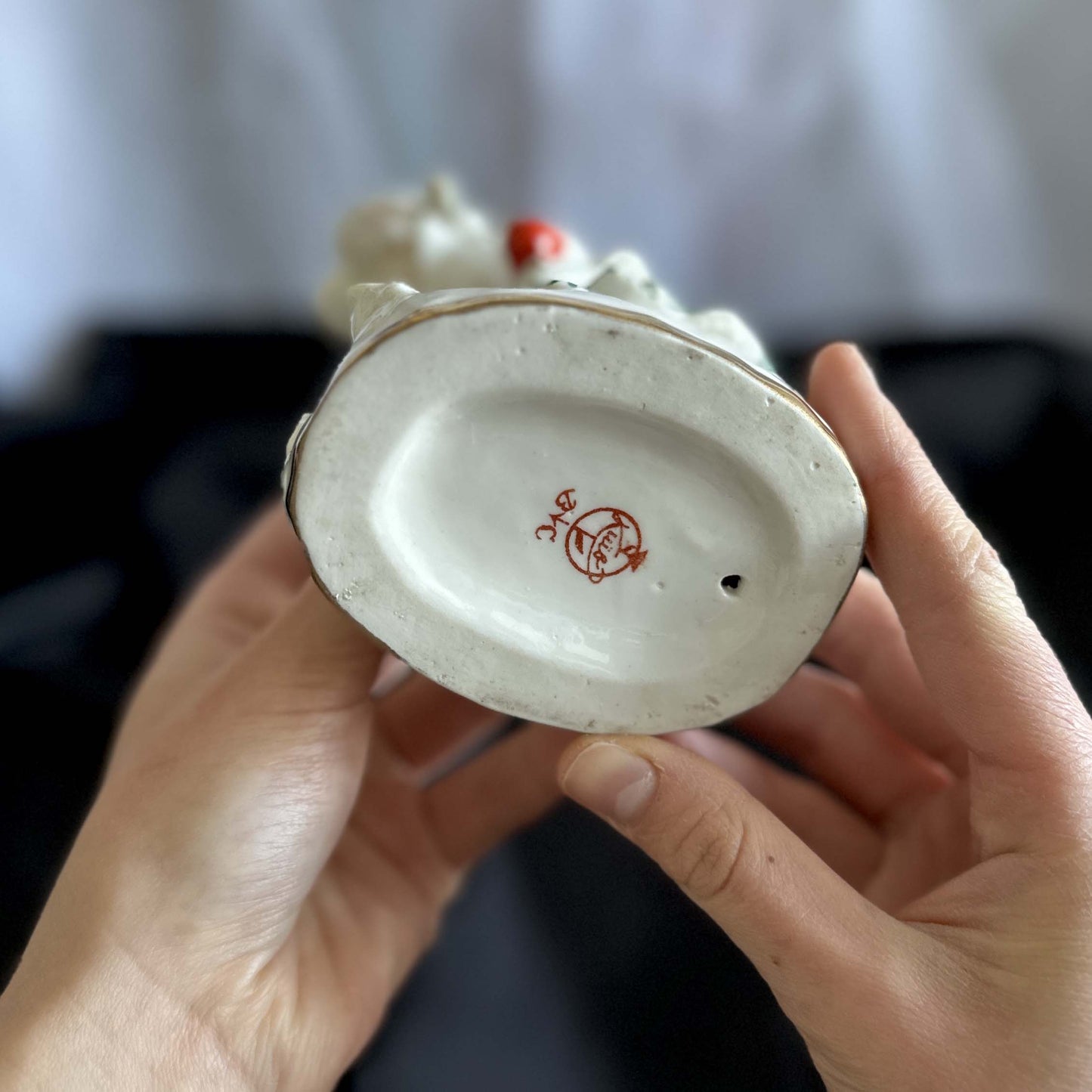 "Boy on Skis" – Authentic Vintage Kyiv Porcelain Figurine (KEKHZ) 1954