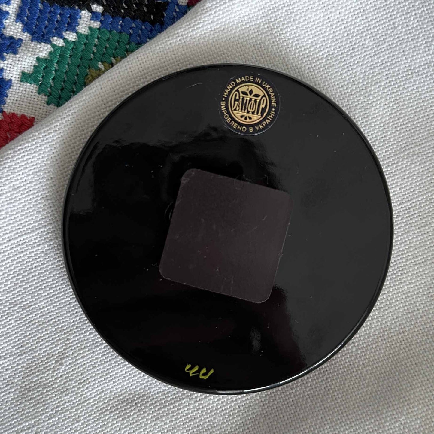 Ukranian Fridge Wood Magnet Author's Нandmade Painting 