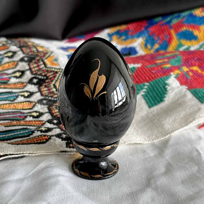 Petrykivka Wooden Easter Egg | Hand-Painted Ukrainian Pysanky (870 mm) 01-131