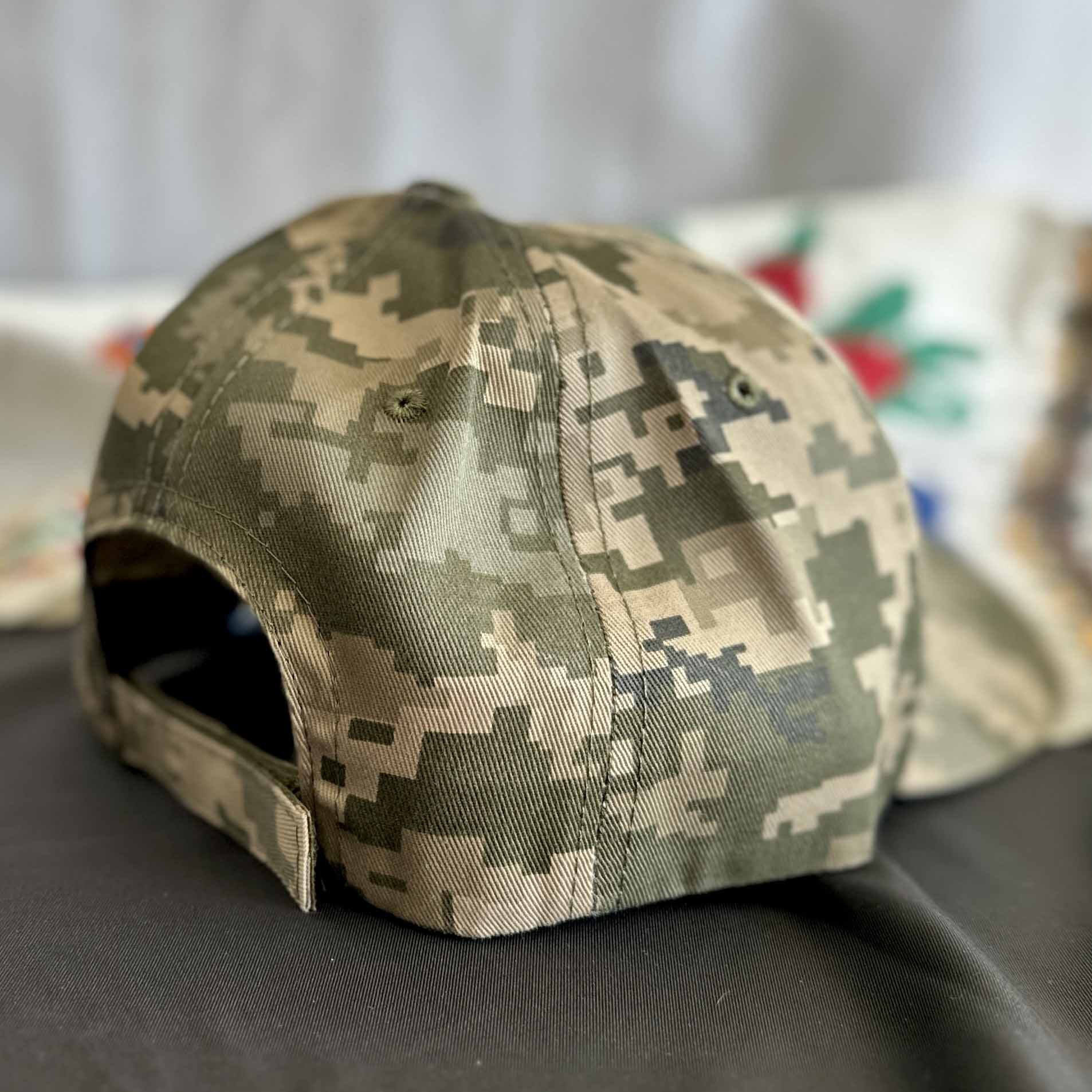 Ukrainian Army Cap Pixel MM 14 with Trident of Ukraine Size: 56-58