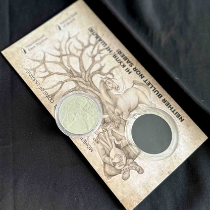 Ukrainian Coin 5 Hryven 2024 "Neither Bullet Nor Saber!" Booklet