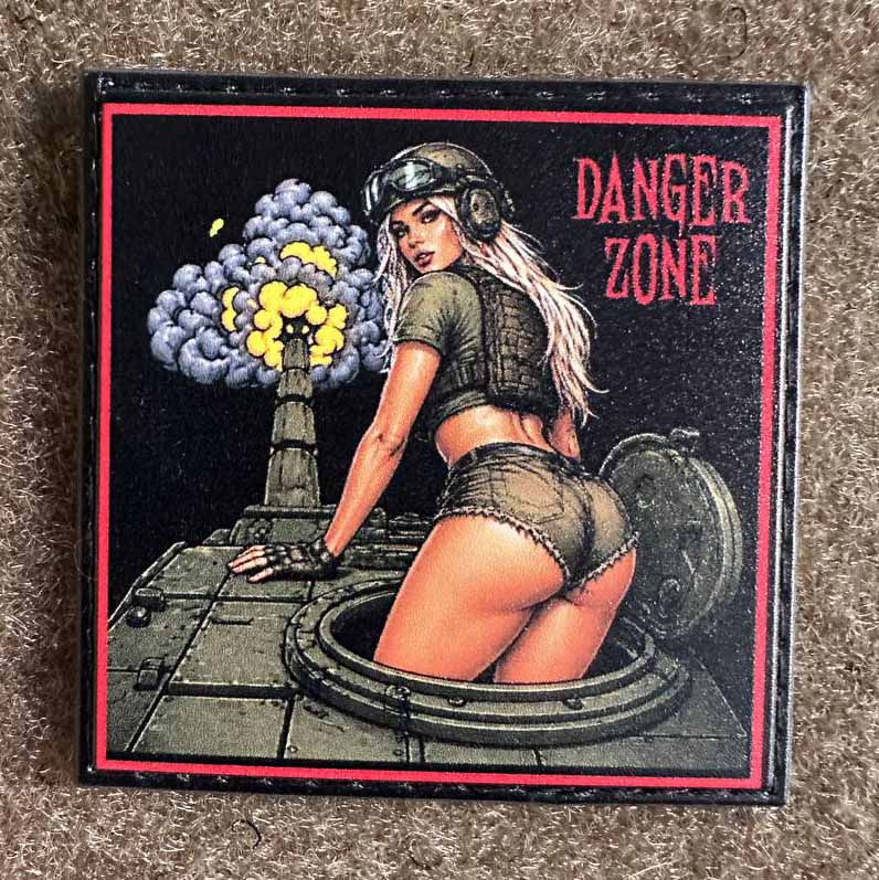 Millitary Morale Patch Nude Girl