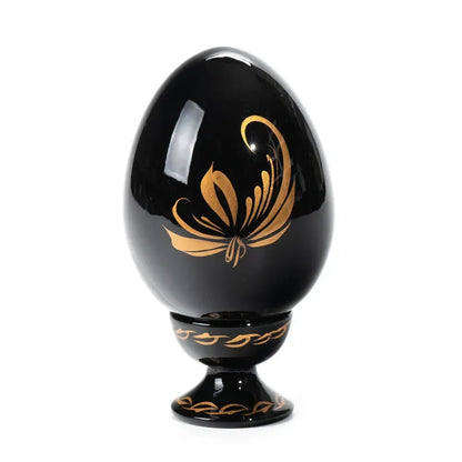 Petrykivka Wooden Easter Egg