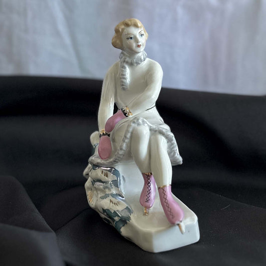 "The Figure Skater" – Authentic Vintage Kyiv Porcelain Figurine (KEKHZ)