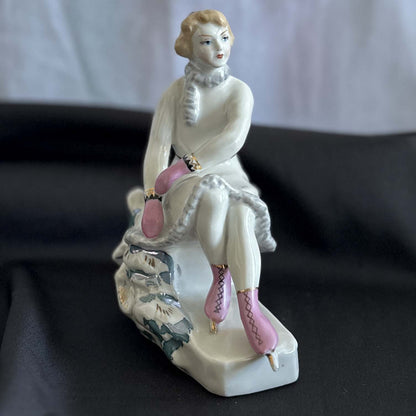 "The Figure Skater" – Authentic Vintage Kyiv Porcelain Figurine (KEKHZ)