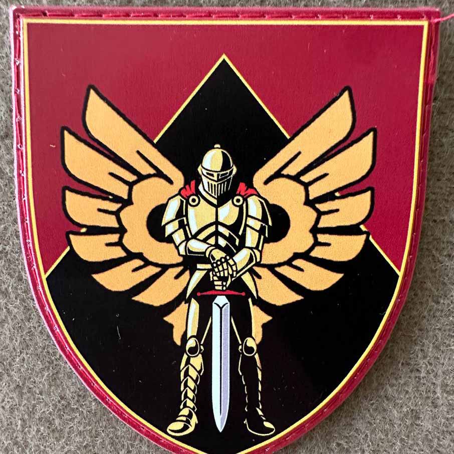 Ukrainian Army Morale Patch 46th Separate Landing Assault Brigade Badge Hook