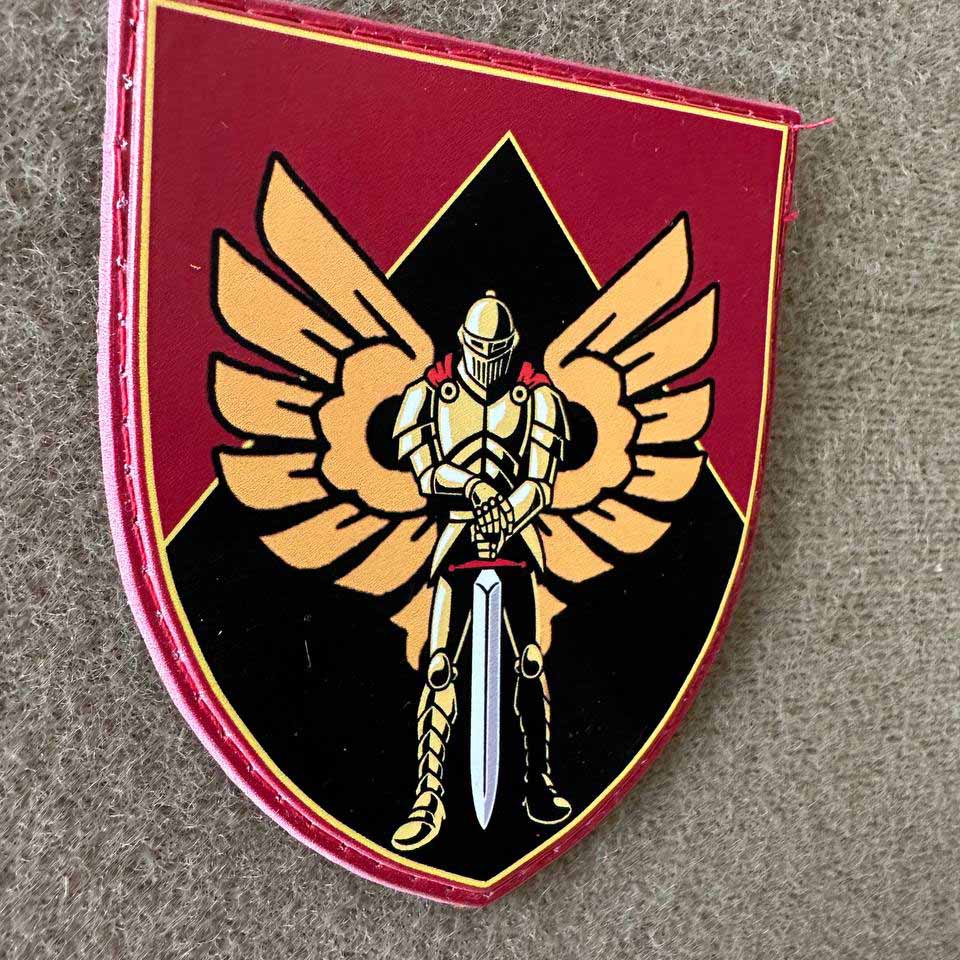 Ukrainian Army Morale Patch 46th Separate Landing Assault Brigade Badge Hook