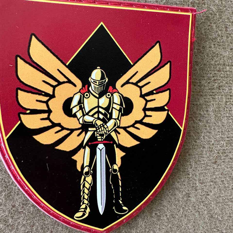 Ukrainian Army Morale Patch 46th Separate Landing Assault Brigade Badge Hook