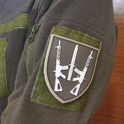 Ukrainian Army Morale Patch 67 th Separate Mechanized Brigade Tactical Badge Hook PVC 3 D
