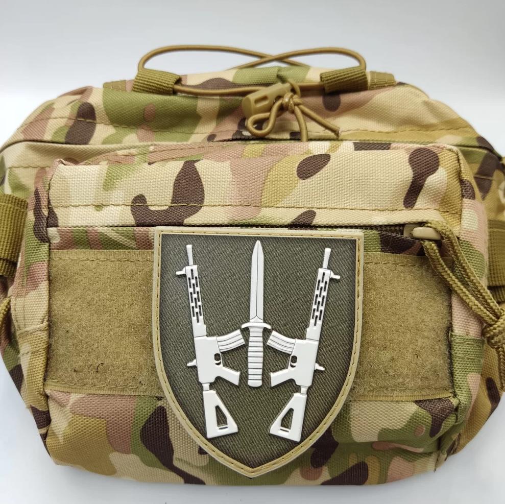 Ukrainian Army Morale Patch 67 th Separate Mechanized Brigade Tactical Badge Hook PVC 3 D