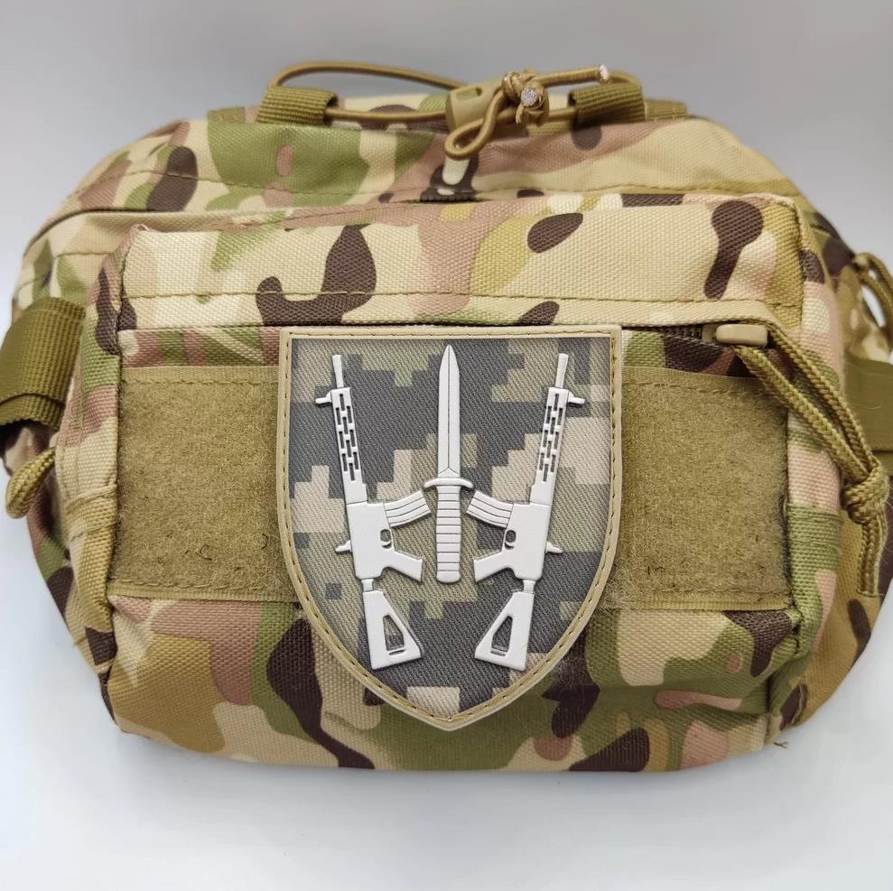 Ukrainian Army Morale Patch 67 th Separate Mechanized Brigade Tactical Badge Hook PVC 3 D
