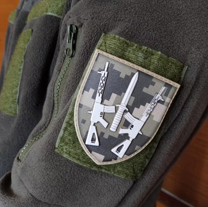 Ukrainian Army Morale Patch 67 th Separate Mechanized Brigade Tactical Badge Hook PVC 3 D