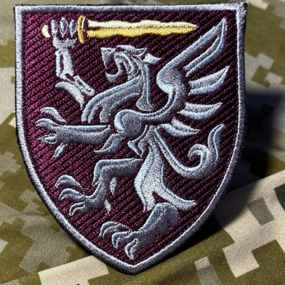Ukrainian Army Morale Patch 80th Separate Airborne Assault Brigade Badge Hook