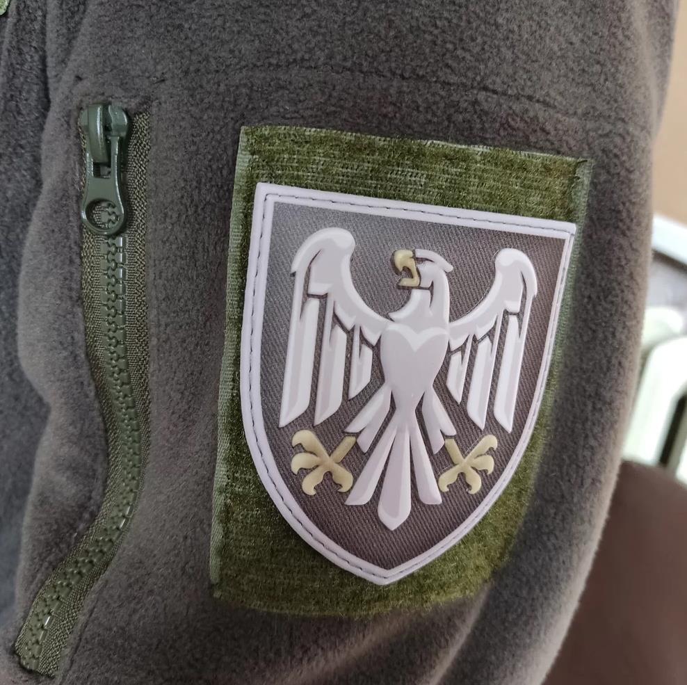 Ukrainian Army Morale Patch 82nd Separate Airborne Assault Brigade Tactical Badge Hook PVC 3D