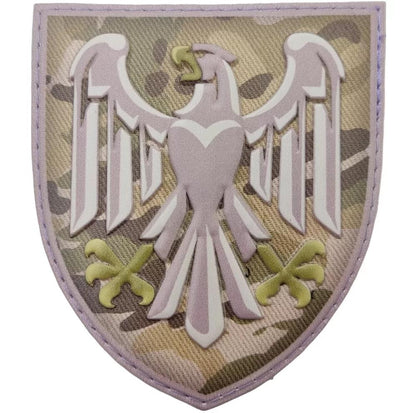 Ukrainian Army Morale Patch 82nd Separate Airborne Assault Brigade Tactical Badge Hook PVC 3D