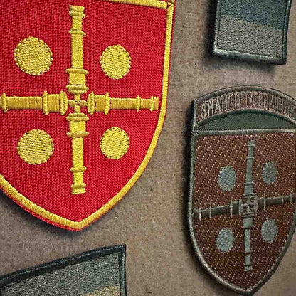 Ukrainian Army Patch 47th Separate Artillery Brigade Tactical Badge Hook